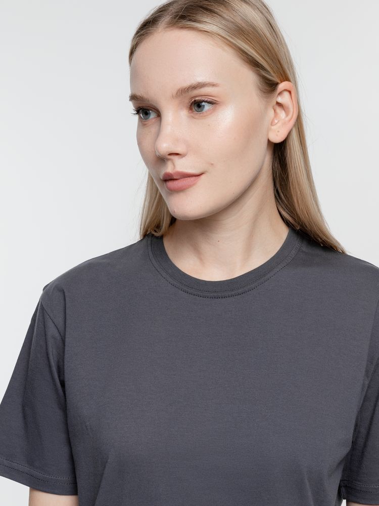 Футболка унисекс T-Bolka 160, темно-серая (графит) / Миниатюра WWW (1000)