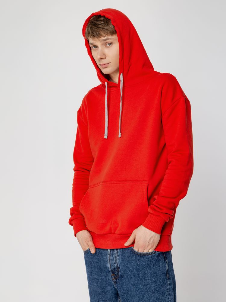 Толстовка с капюшоном Unit Kirenga Heavy, красная / Миниатюра WWW (1000)