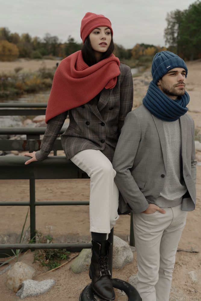 Шапка Greta, красная (коралловая) / Миниатюра WWW (1000)