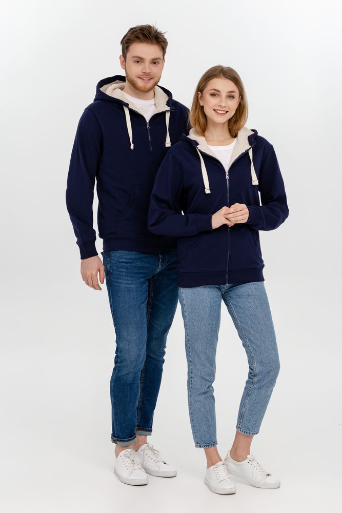 Толстовка на молнии Kulonga Sherpa, темно-синяя / Миниатюра WWW (1000)