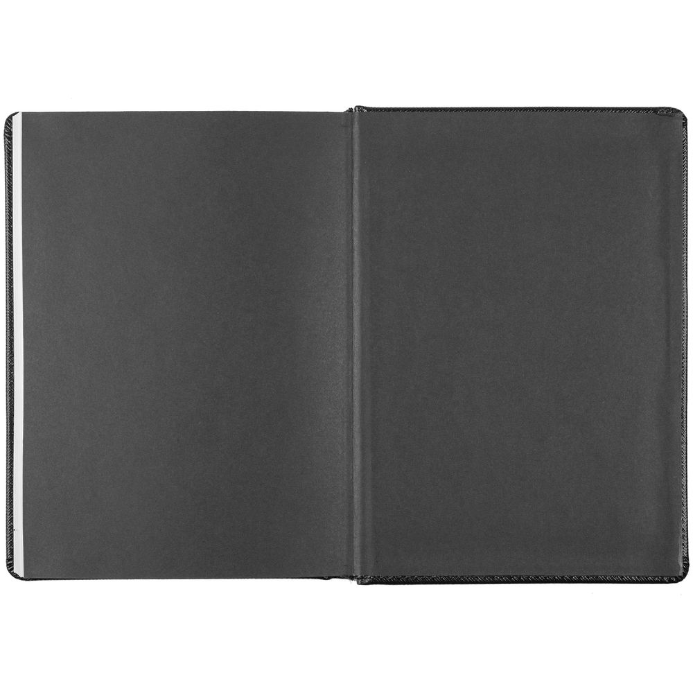 Ежедневник Linen, недатированный, черный / Миниатюра WWW (1000)