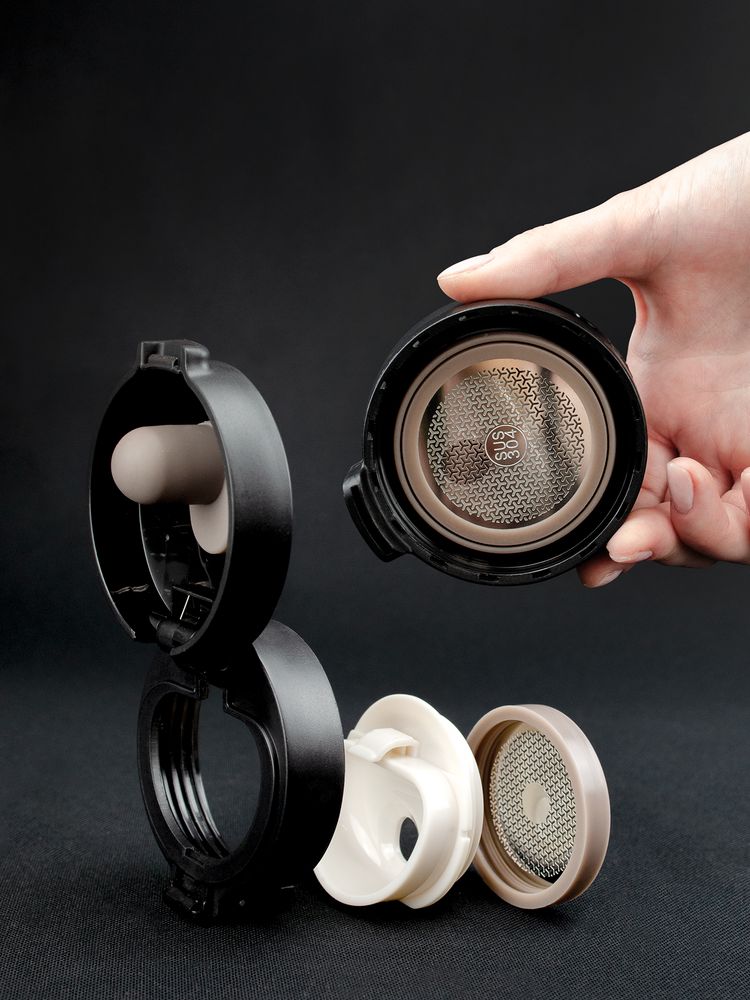 Термостакан с ситечком No Leak Infuser, красный / Миниатюра WWW (1000)