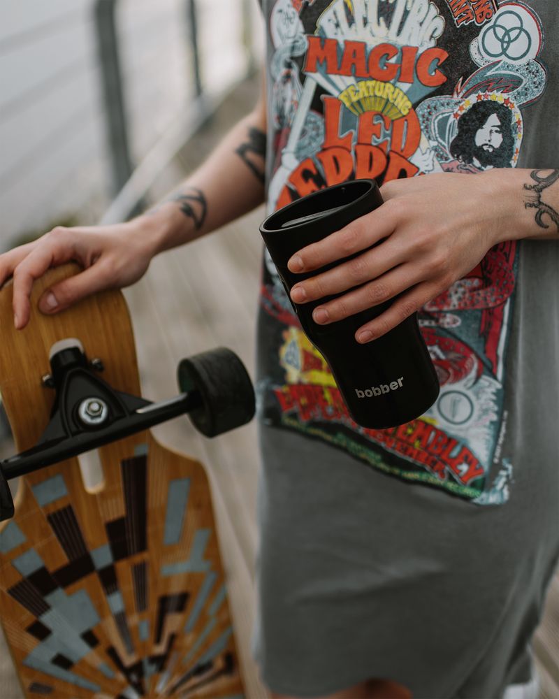 Термостакан Tumbler 350, вакуумный, черный / Миниатюра WWW (1000)