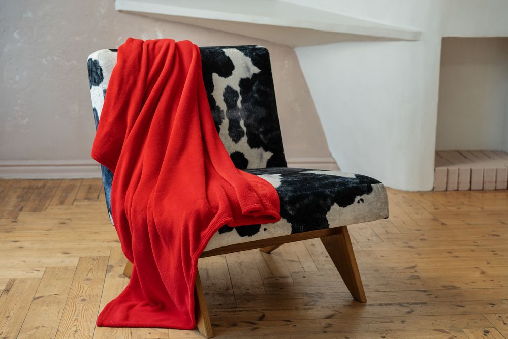 Плед Plush, красный / Миниатюра WWW (1000)