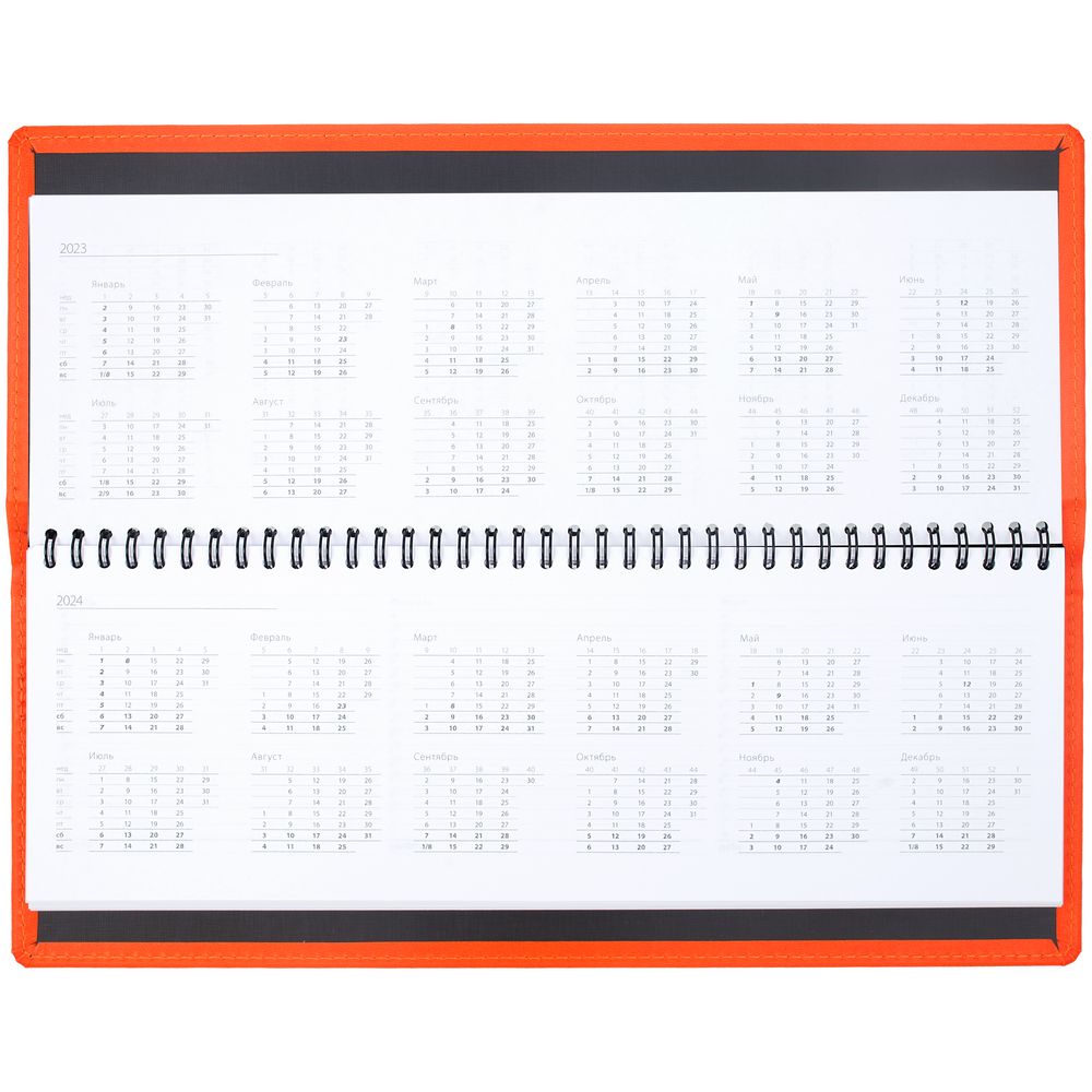 Планинг Latte, недатированный, оранжевый / Миниатюра WWW (1000)