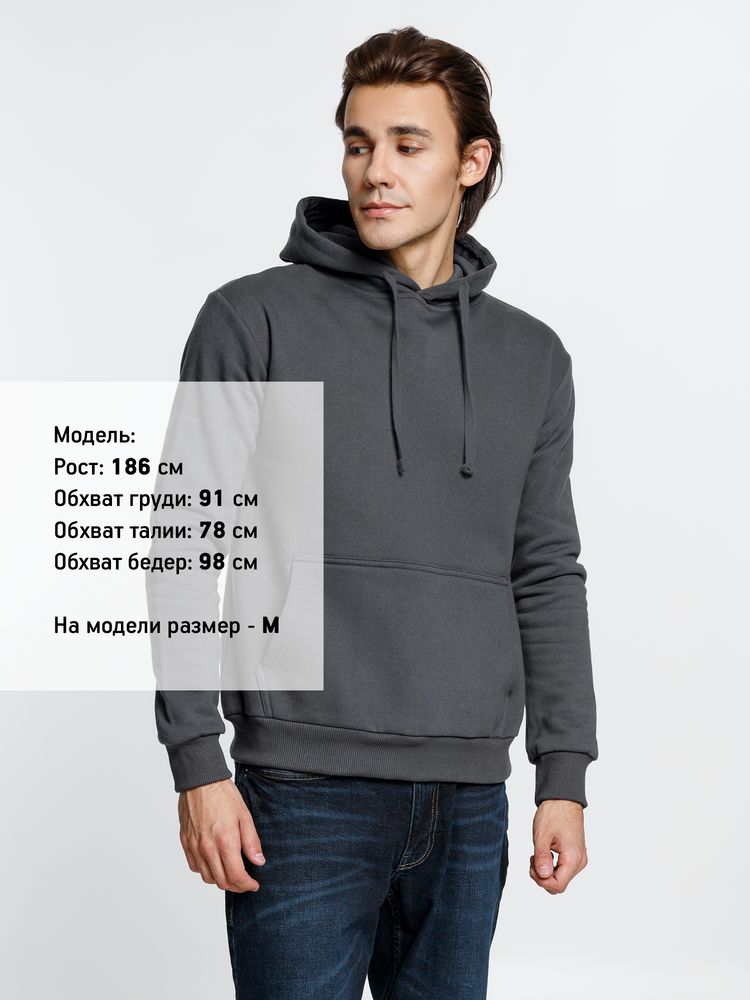 Худи Kirenga 2.0 Heavy, темно-серое (графит) / Миниатюра WWW (1000)