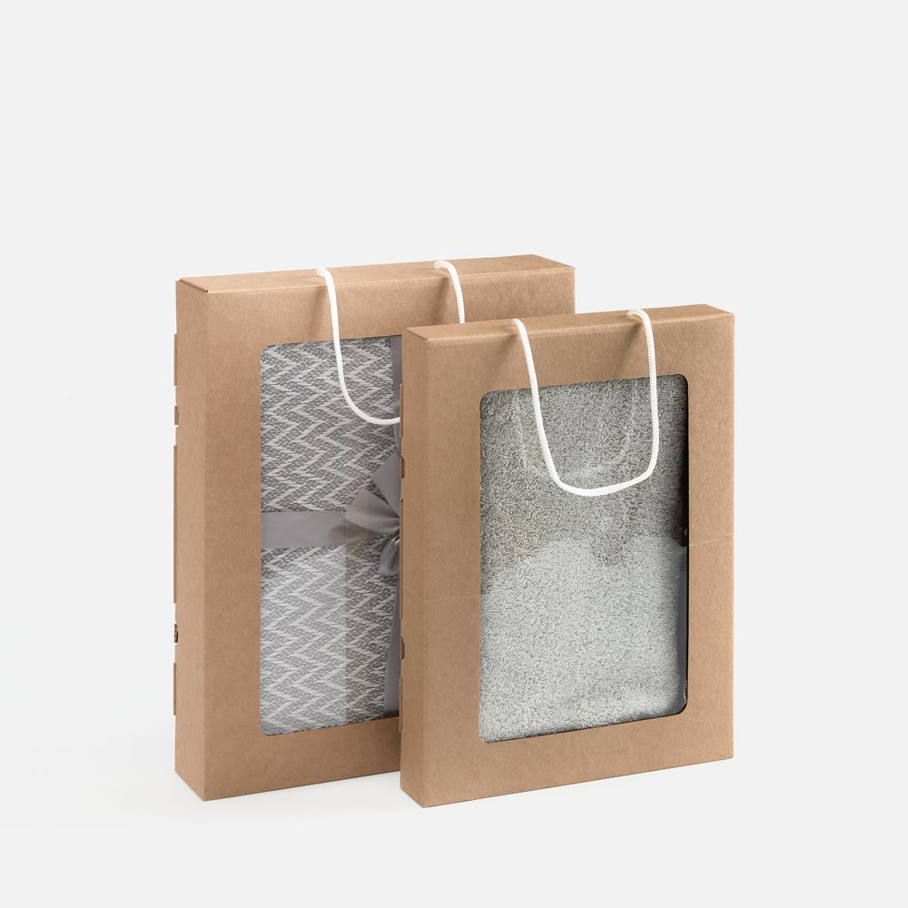 Коробка Pacanelle, M, с белой ручкой / Миниатюра WWW (1000)