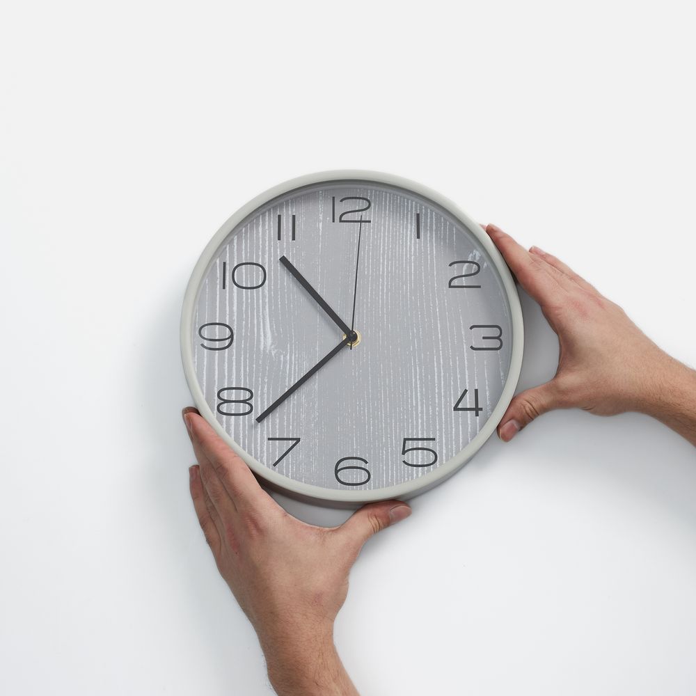 Часы Vintage, серые / Миниатюра WWW (1000)