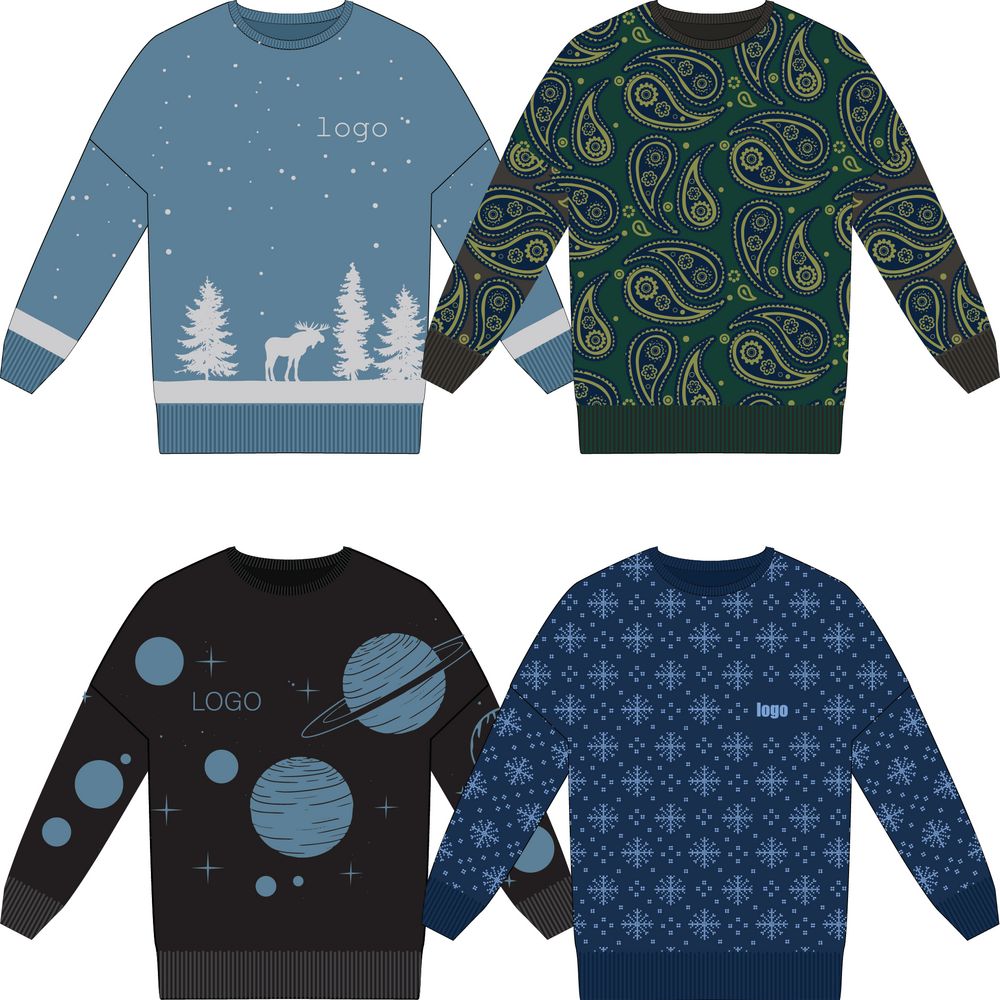 Свитер оверсайз на заказ Tricksy Net, полушерсть / Миниатюра WWW (1000)