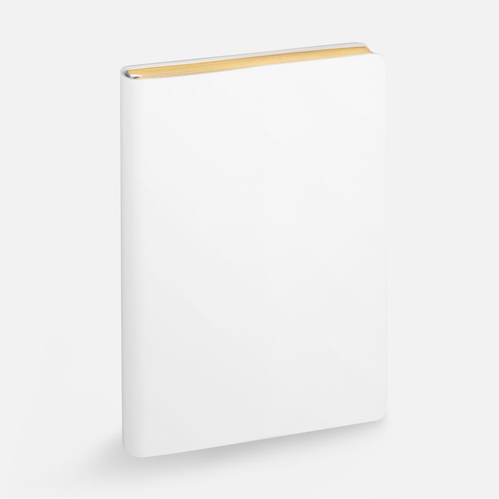 Ежедневник Nebraska Flex, недатированный, белый с золотистым / Миниатюра WWW (1000)