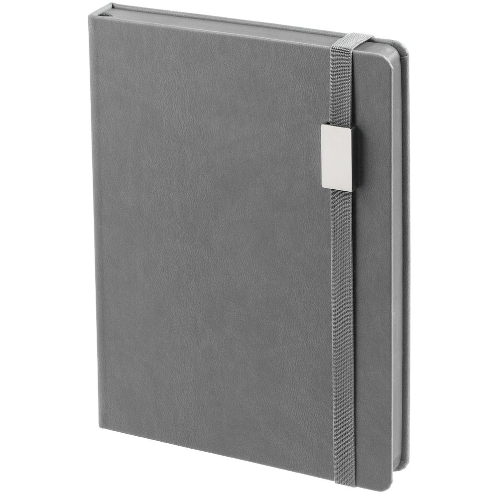 Ежедневник New Factor Metal, серый / Миниатюра WWW (1000)