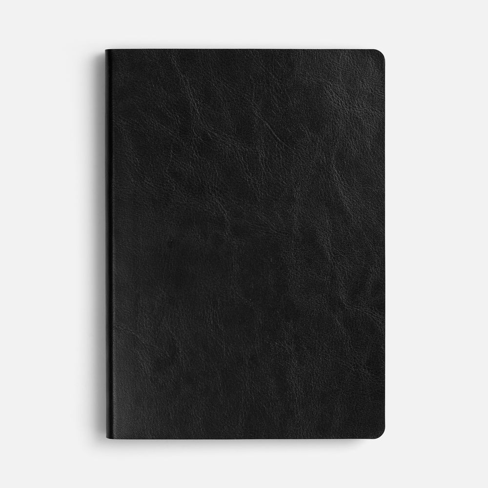 Ежедневник Doppio, недатированный, черный с серым / Миниатюра WWW (1000)
