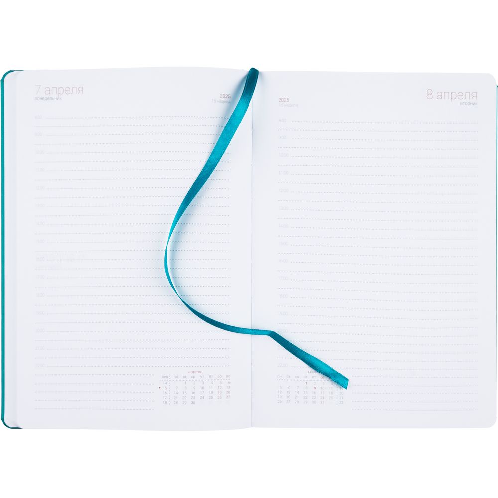 Ежедневник Basis, датированный, бирюзовый / Миниатюра WWW (1000)