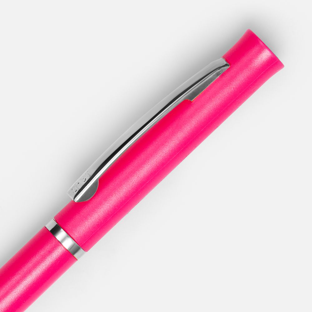 Ручка шариковая Euro Chrome, розовая / Миниатюра WWW (1000)