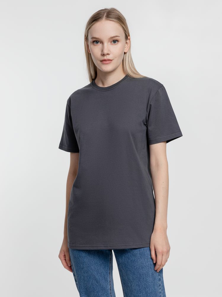 Футболка унисекс T-Bolka 160, темно-серая (графит) / Миниатюра WWW (1000)