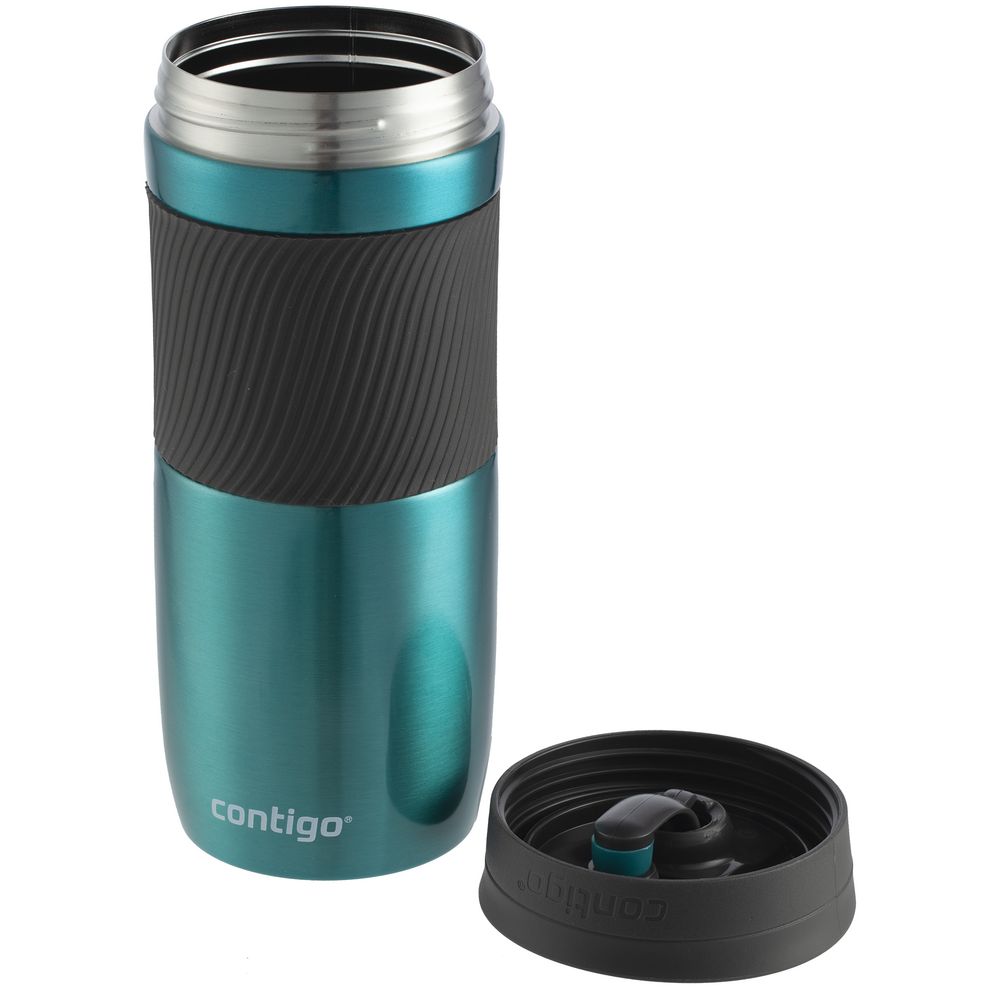 Термостакан Byron, вакуумный, герметичный, бирюзовый (морская волна) / Миниатюра WWW (1000)