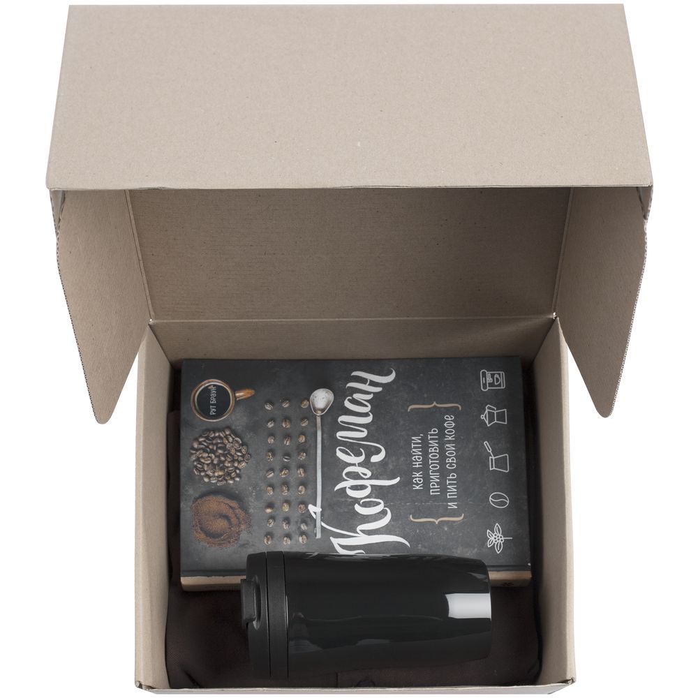 Набор «Кофеман» с рубашкой поло, черный / Миниатюра WWW (1000)