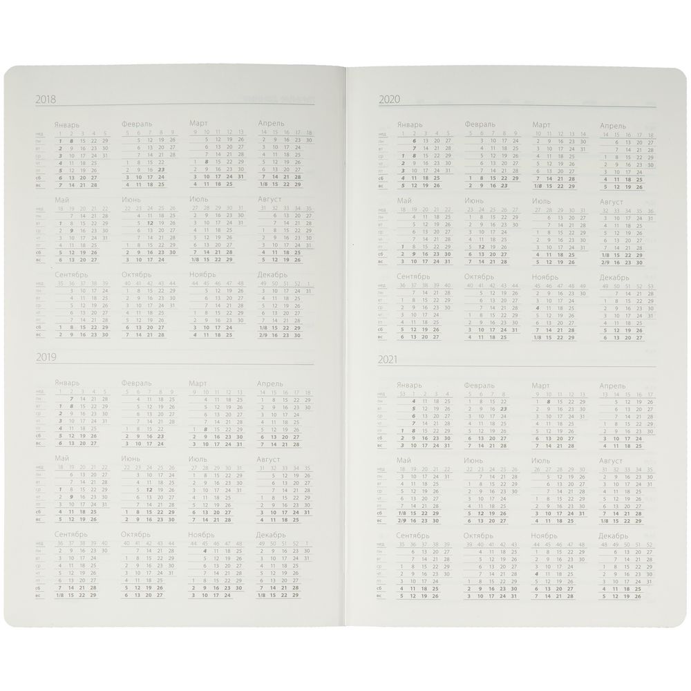 Ежедневник My Day, недатированный, зеленый / Миниатюра WWW (1000)