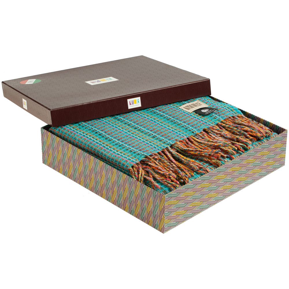 Плед Brera Waffle Turchese, голубой / Миниатюра WWW (1000)