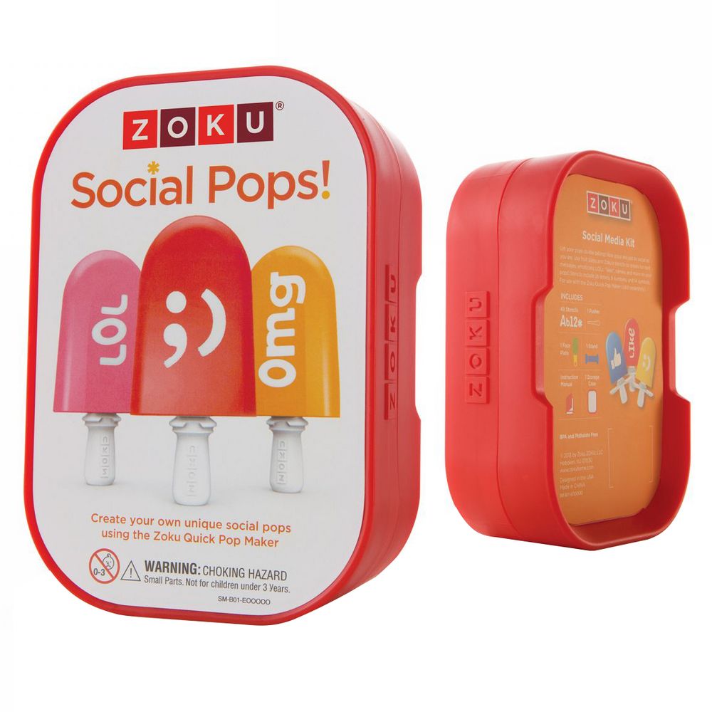 Набор для украшения мороженого Social Media Kit / Миниатюра WWW (1000)