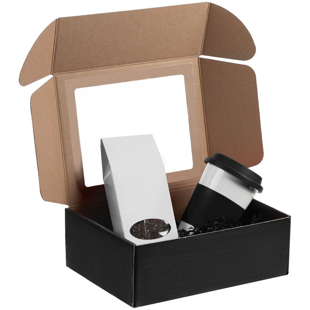 Набор «Чайная пауза», черный с белым / Миниатюра WWW (1000)