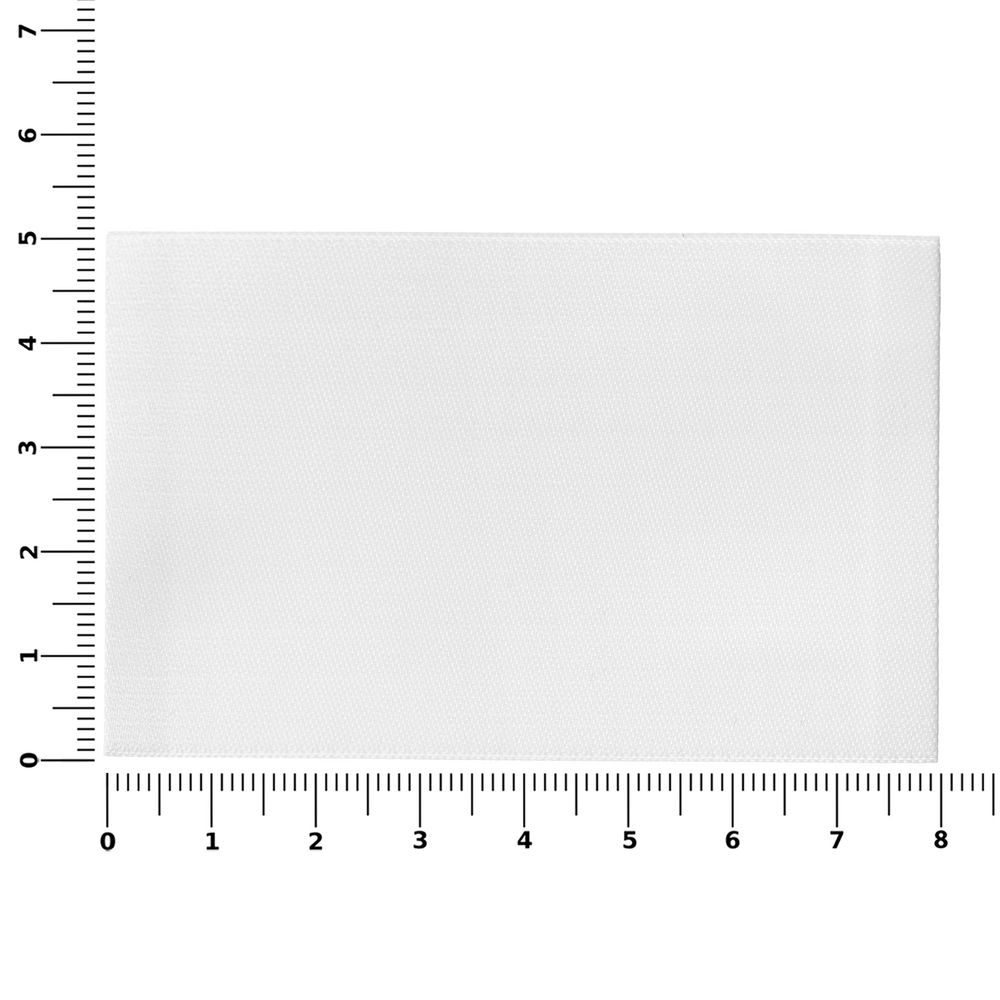 Лейбл тканевый Epsilon, XL, белый / Миниатюра WWW (1000)