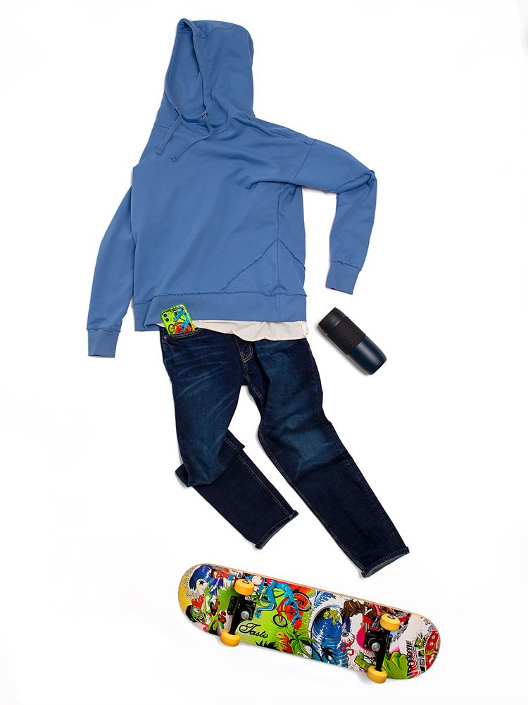 Худи унисекс Vozduh 2.0, темно-серое (графит) / Миниатюра WWW (1000)