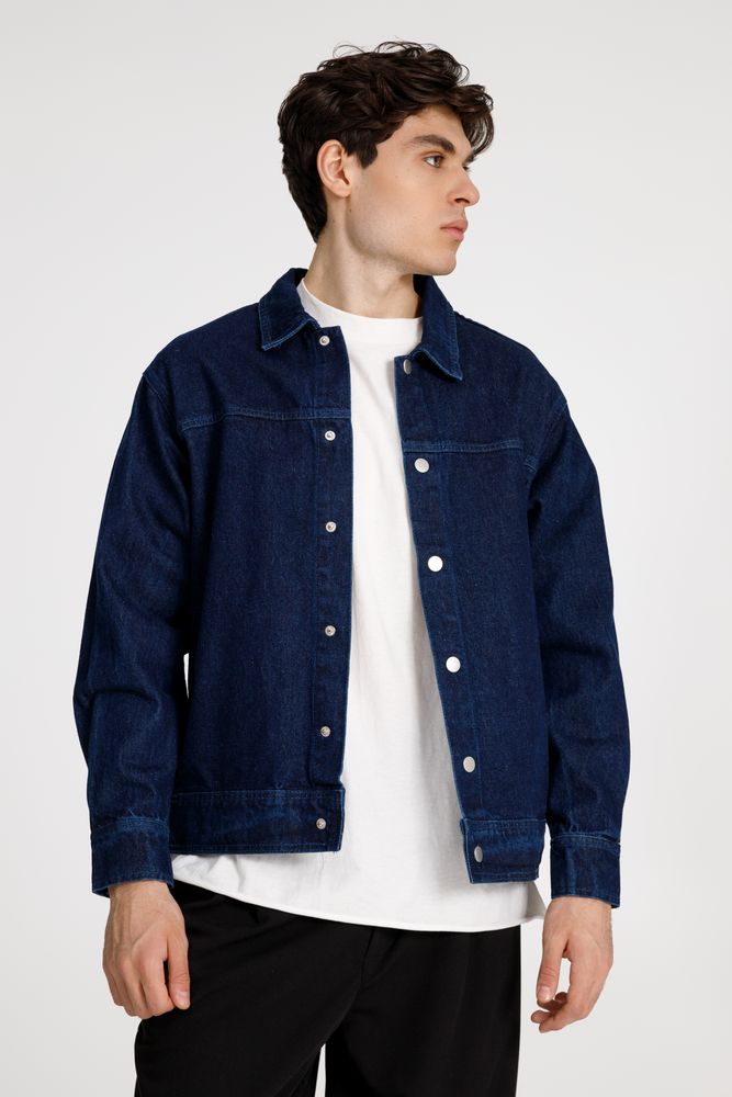 Куртка джинсовая O1, темно-синяя / Миниатюра WWW (1000)
