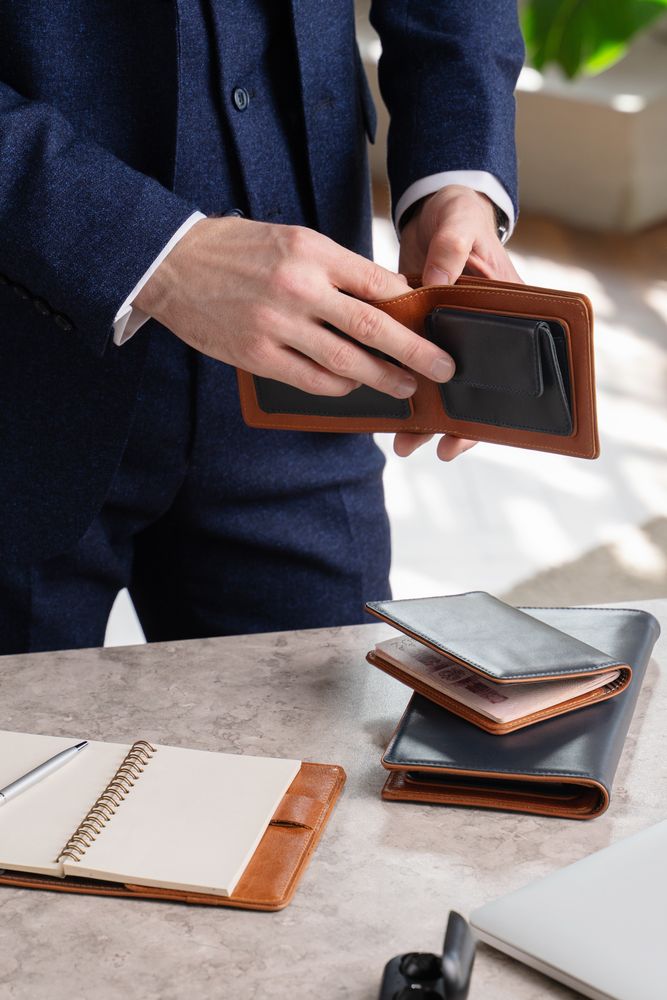 Портмоне Kalsa Palermo, синее / Миниатюра WWW (1000)