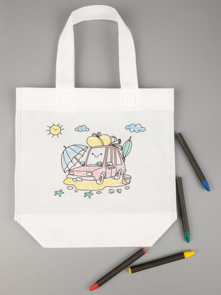 Сумка для раскрашивания Create, белая / Миниатюра WWW (1000)