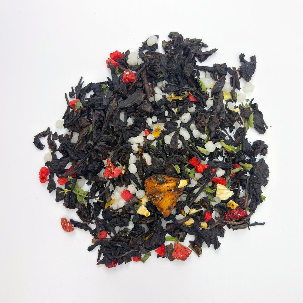 Чай «Сокочай», черный с соком ананаса, клубникой, мятой, медом и лимоном / Миниатюра WWW (1000)