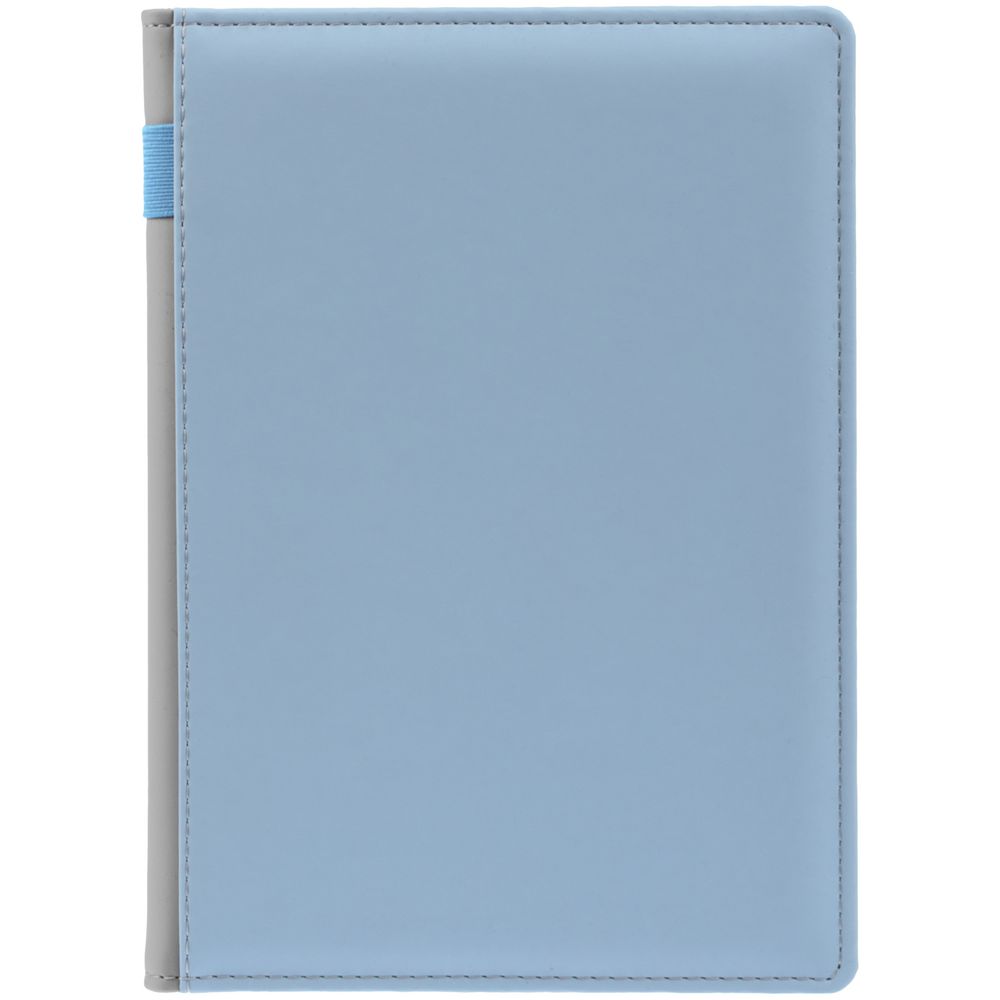 Ежедневник Spain Shall, недатированный, голубой с серым / Миниатюра WWW (1000)