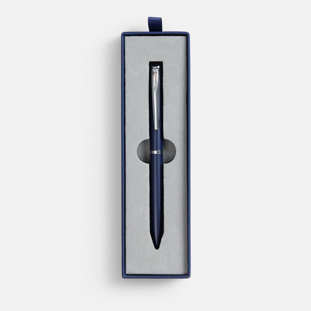 Футляр Nomi для 1 ручки, темно-синий / Миниатюра WWW (1000)