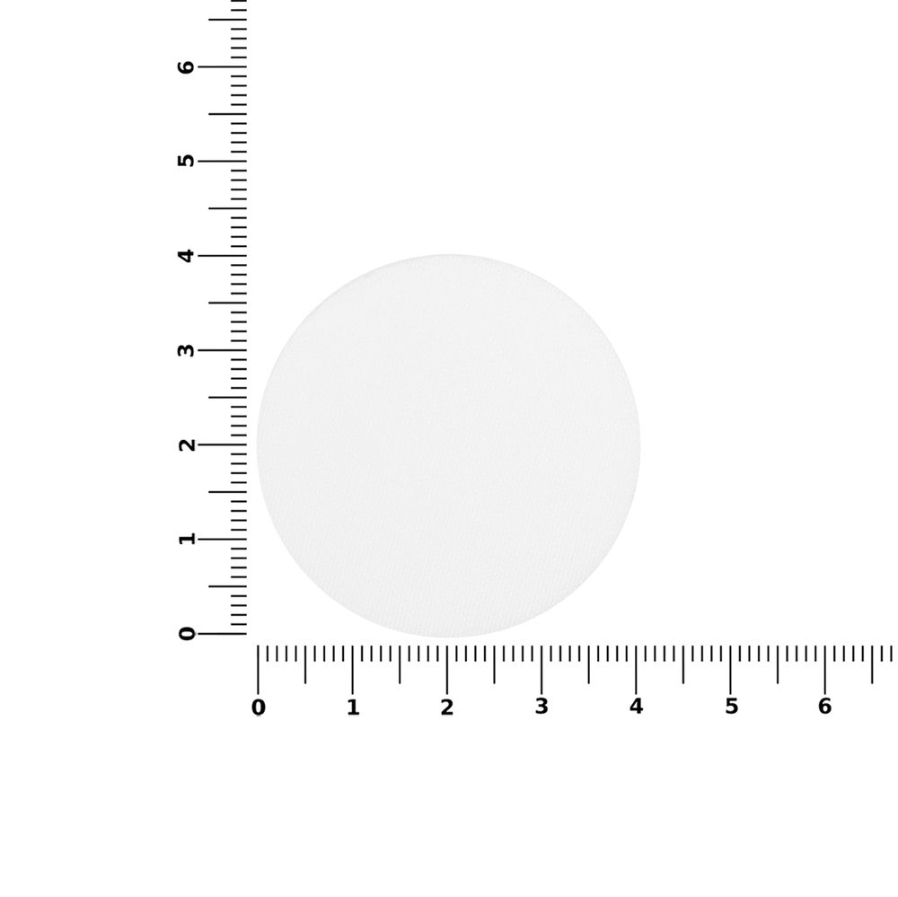 Наклейка тканевая Lunga Round, M, белая / Миниатюра WWW (1000)