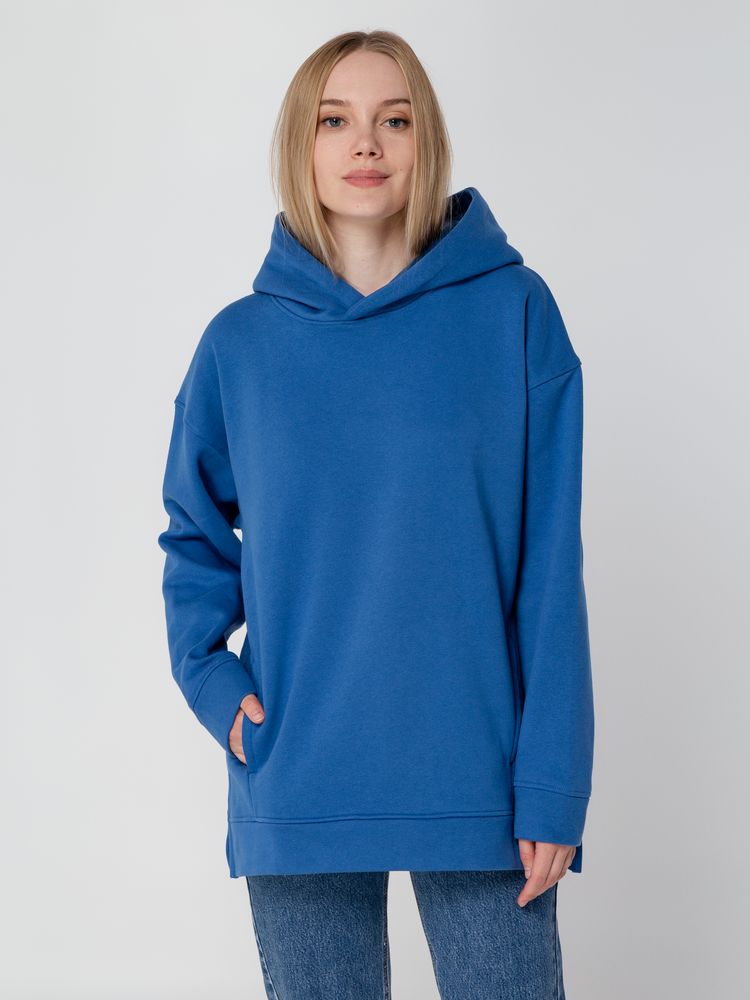 Худи оверсайз унисекс Tolla, синее (джинс) / Миниатюра WWW (1000)