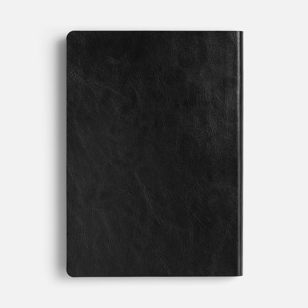 Ежедневник Doppio, недатированный, черный с серым / Миниатюра WWW (1000)