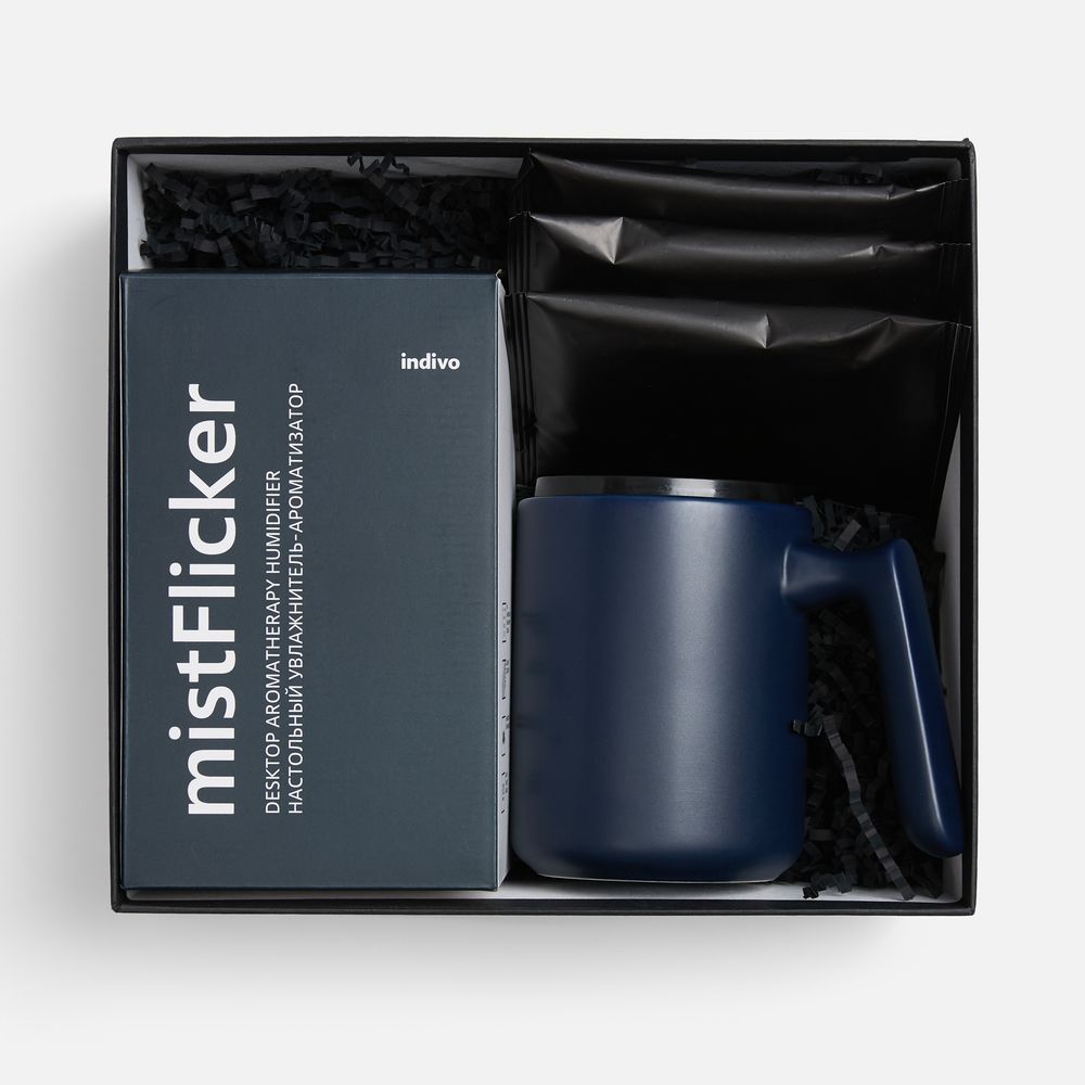 Набор «Микроклимат», черный с синим / Миниатюра WWW (1000)