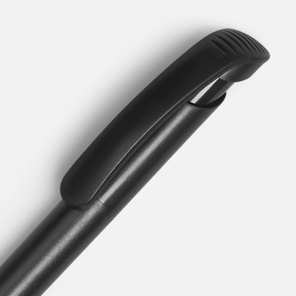 Ручка шариковая Clear Solid, черная / Миниатюра WWW (1000)