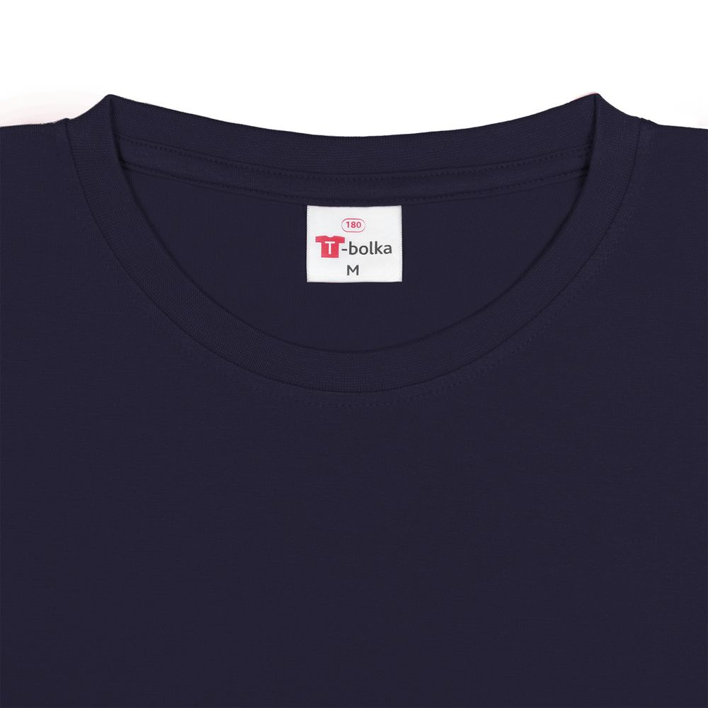 Футболка унисекс T-Bolka 180, темно-синяя / Миниатюра WWW (1000)