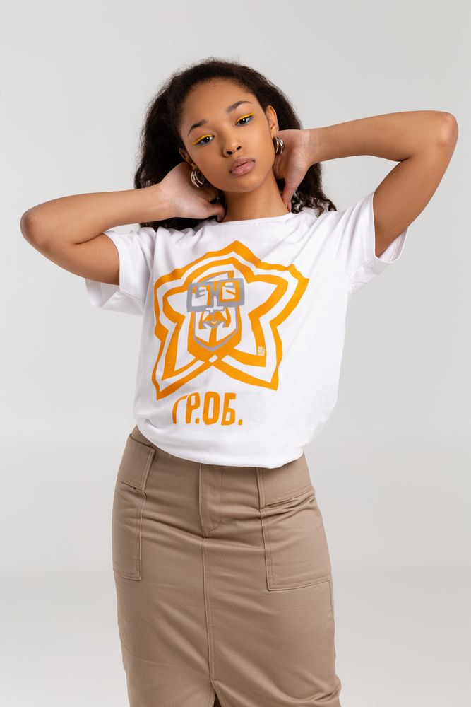 Футболка «Меламед. Егор Летов», белая / Миниатюра WWW (1000)