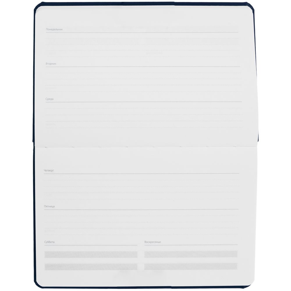 Еженедельник Urban, недатированный, синий / Миниатюра WWW (1000)