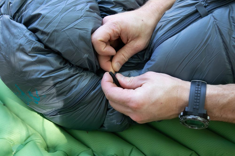 Спальный мешок Klymit KSB 35, серо-голубой / Миниатюра WWW (1000)