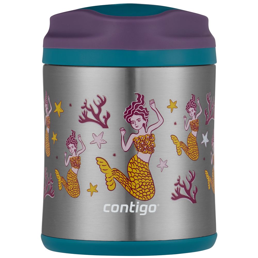 Термос для еды детский Food Jar Mermaids / Миниатюра WWW (1000)
