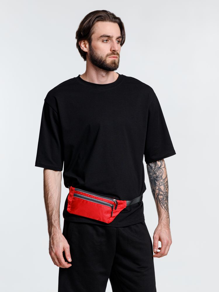 Спортивная поясная сумка Run for Fun, красная / Миниатюра WWW (1000)