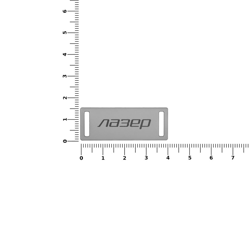 Шильдик металлический Kova, серебристый / Миниатюра WWW (1000)