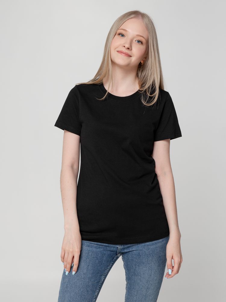 Футболка женская T-bolka Lady, черная / Миниатюра WWW (1000)