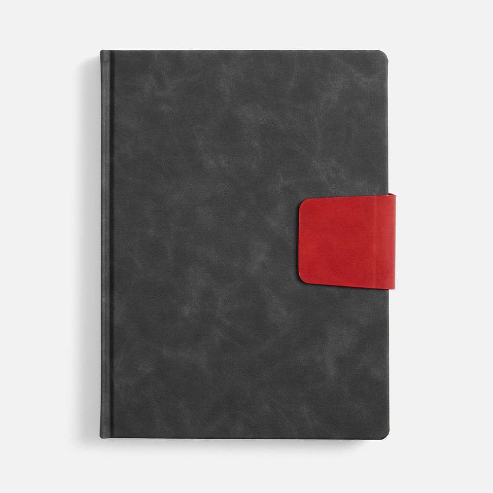 Ежедневник Grande Strap на заказ, датированный, темно-серый / Миниатюра WWW (1000)