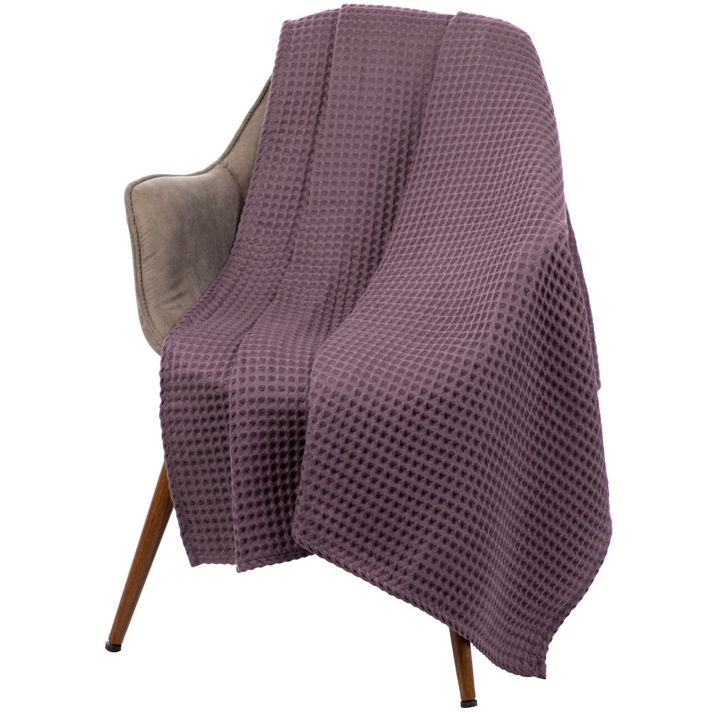 Плед Boho, коричнево-фиолетовый (мокко) / Миниатюра WWW (1000)