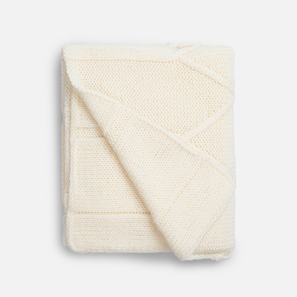 Плед Curve Verve, молочно-белый / Миниатюра WWW (1000)