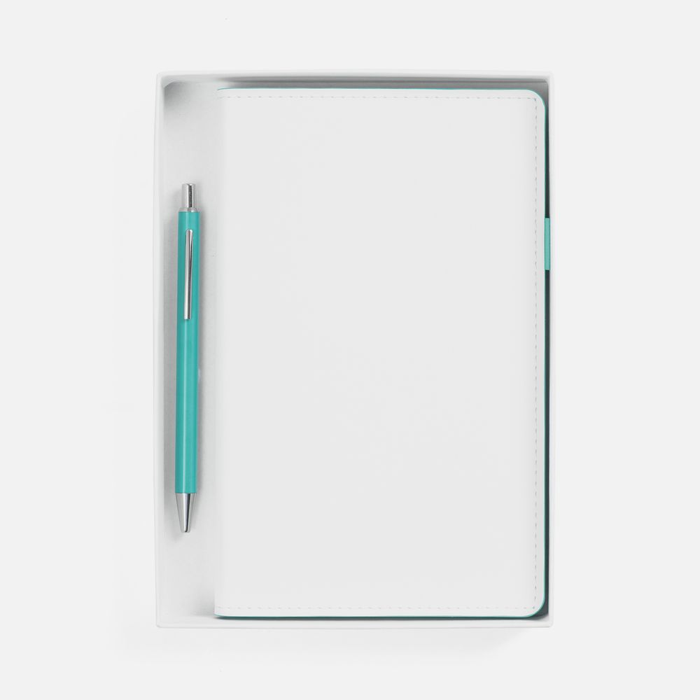 Набор White Shall, бело-бирюзовый / Миниатюра WWW (1000)